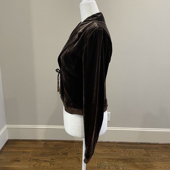 The Limited velvet brown jacket - Picture 5 of 9
